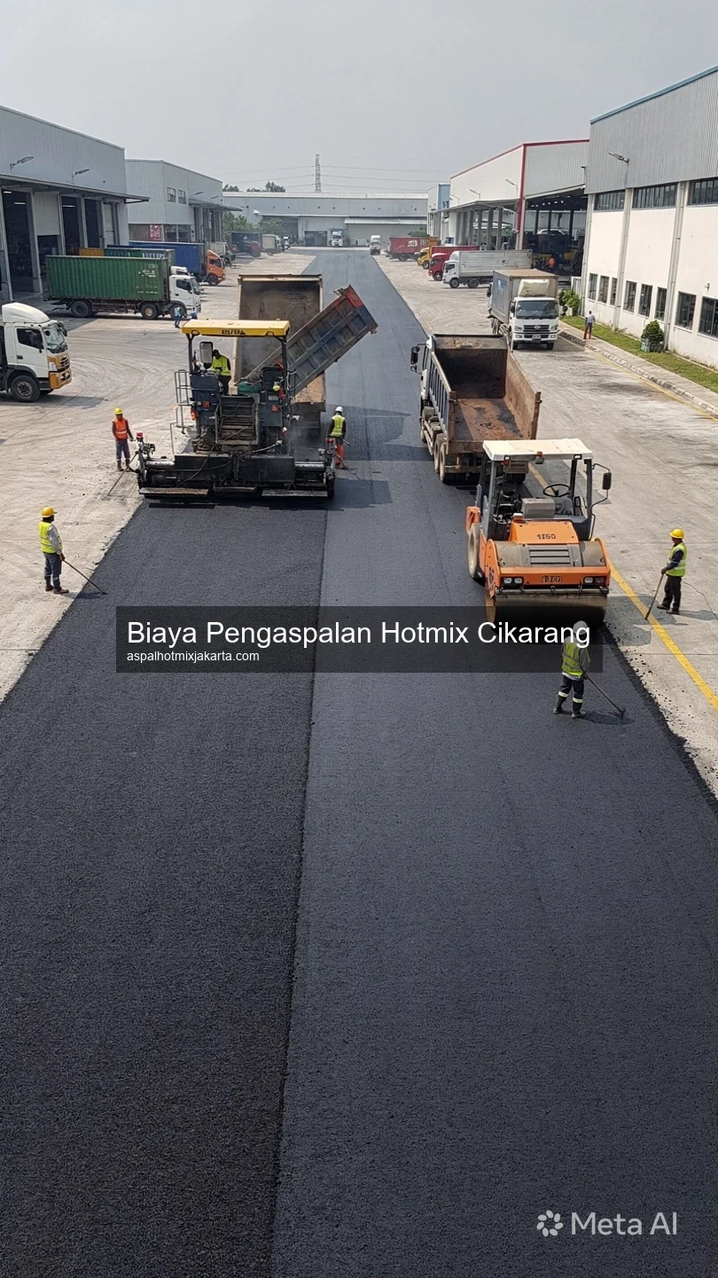 Biaya Pengaspalan Hotmix Cikarang