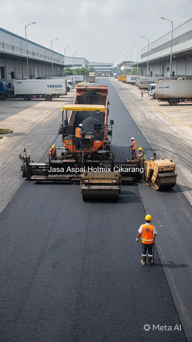 Jasa Aspal Hotmix Cikarang