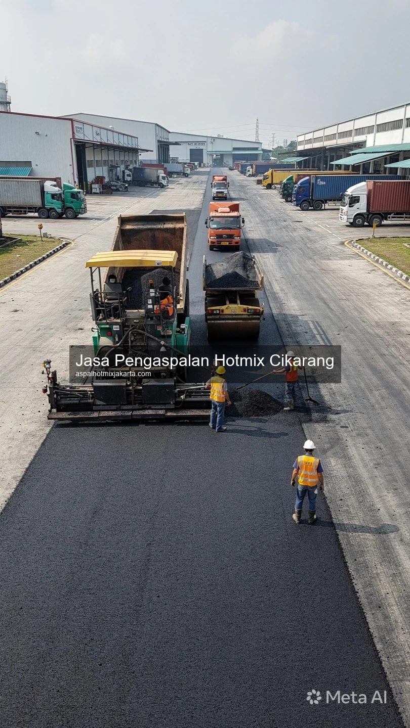 Jasa Pengaspalan Hotmix Cikarang