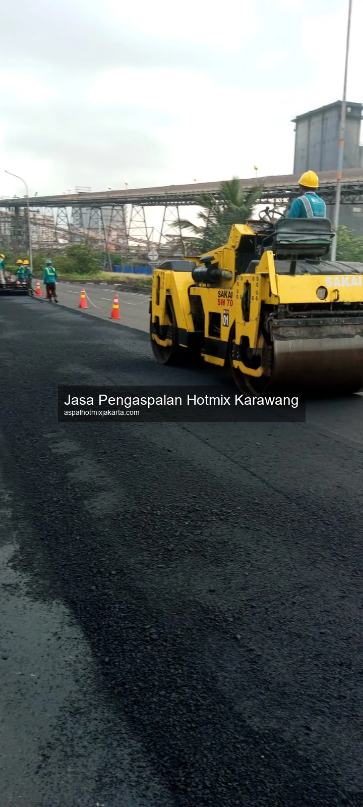 Jasa Pengaspalan Hotmix Karawang